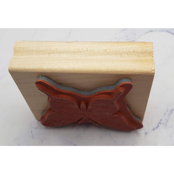 Stampin' Up! Butterfly Friend Flourish Encouraging Words Mounted Rubber Stamp - Picture 2 of 7